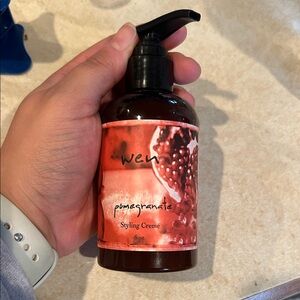 WEN Pomegranate Styling Creme in Brown Bottle